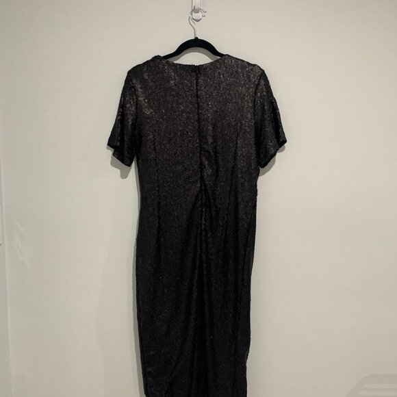 Eloquii Studio Black Short Sleeve Size 16 Dress - Picture 8 of 10